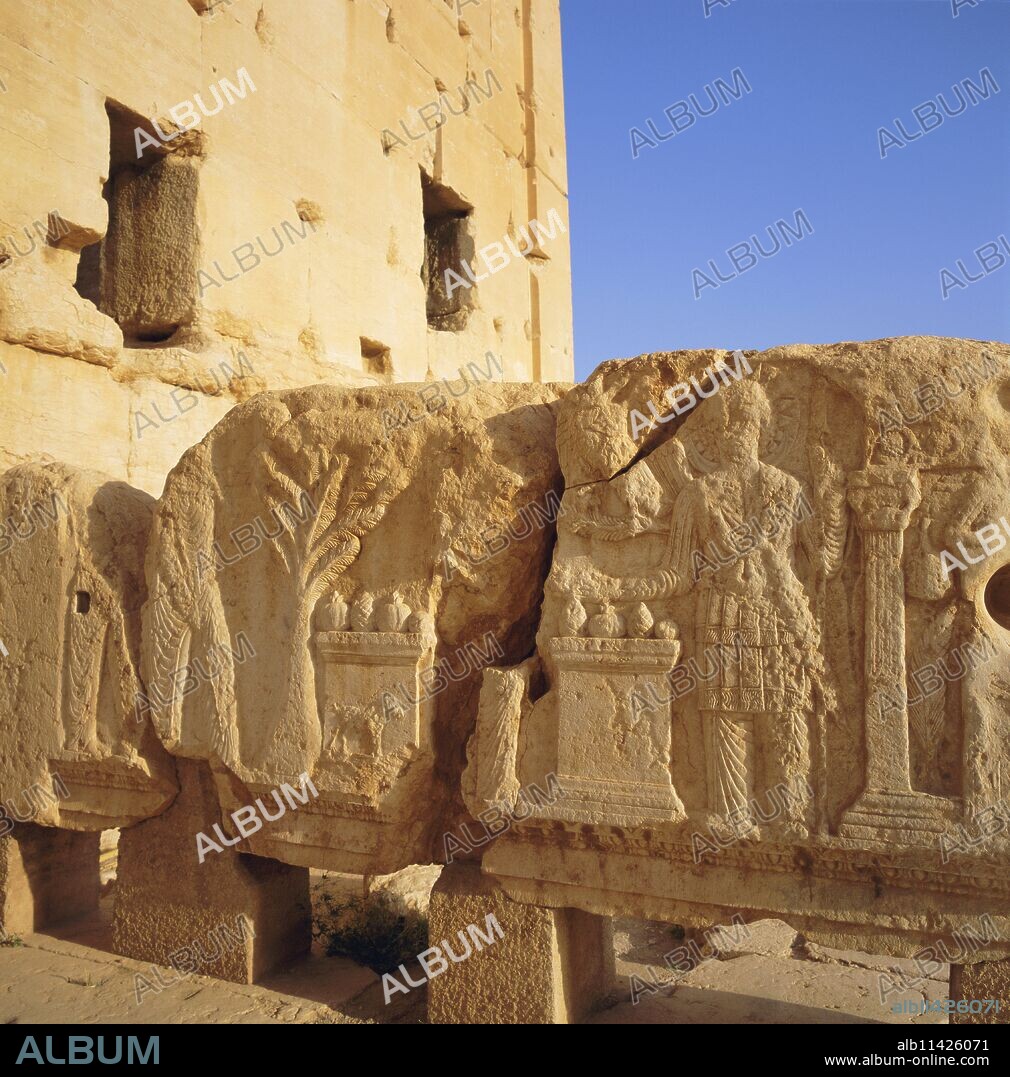 Roman Temple of Bel (Baal), 45 AD, Palmyra, Syria.