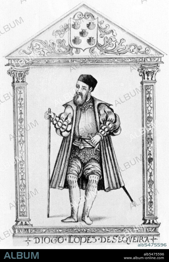Diego Lopes de Sequeira was a Portuguese ‘conquistador’ sent to analyze the trade potential in Madagascar and Malacca. He arrived in Malacca in Malaysia in September, 1509, but left the next year when he discovered that Sultan Mahmud Shah, the local leader, was devising his assassination. This gave Afonso de Albuquerque the opportunity to embark upon his expeditions of conquests. Sequeira was subsequently made governor of Portuguese India (1518–22), and in 1520 led a military campaign into the Red Sea which hastened the first legitimate Portuguese embassy to Ethiopia.