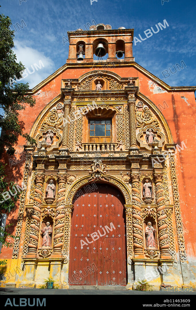 Capilla de la Tercera Orden (17th Century), Atlixco, Pueblos Magicos, Puebla State, Mexico.