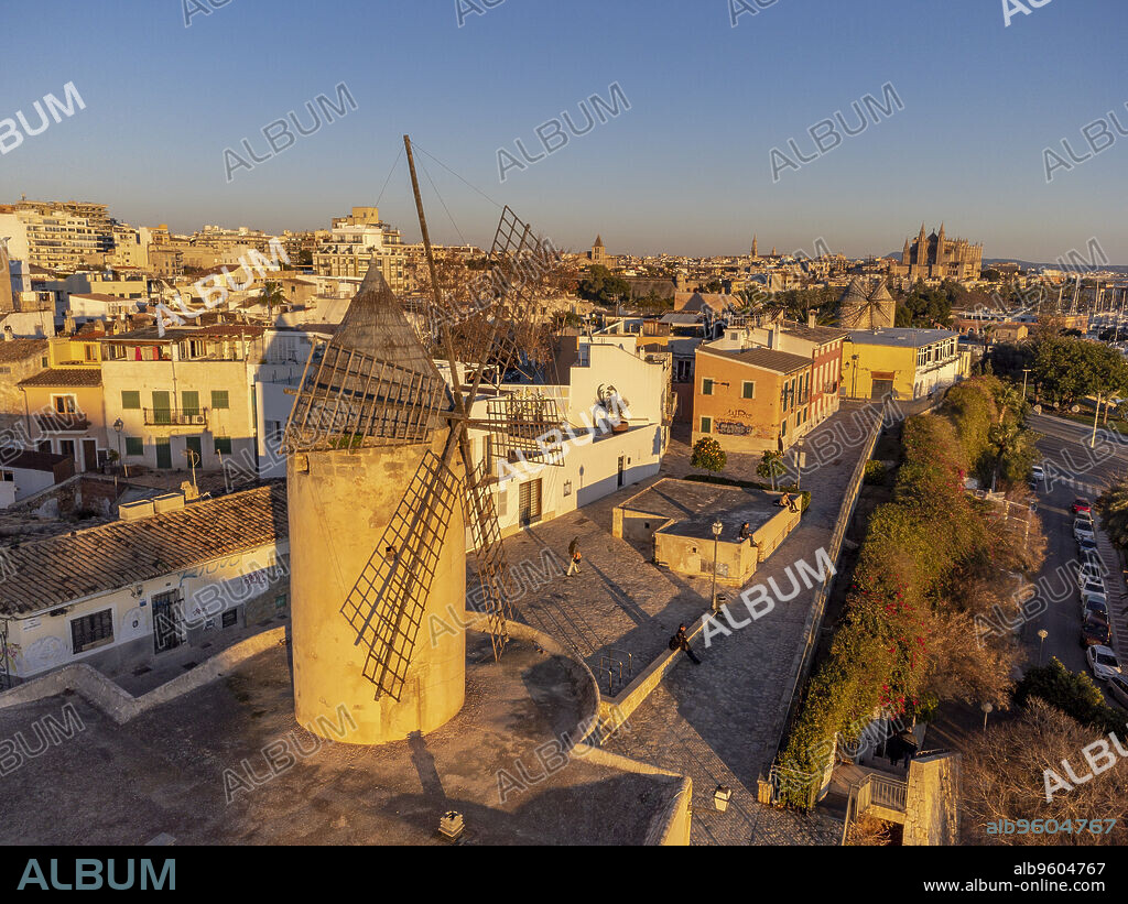 Historic Site of the Jonquet neighborhood, Palma, Mallorca, Balearic Islands, Spain.