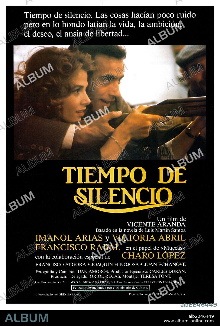 Poster of TIME OF SILENCE, 1986 (TIEMPO DE SILENCIO), directed by VICENTE ARANDA. Copyright WARNER BROS.