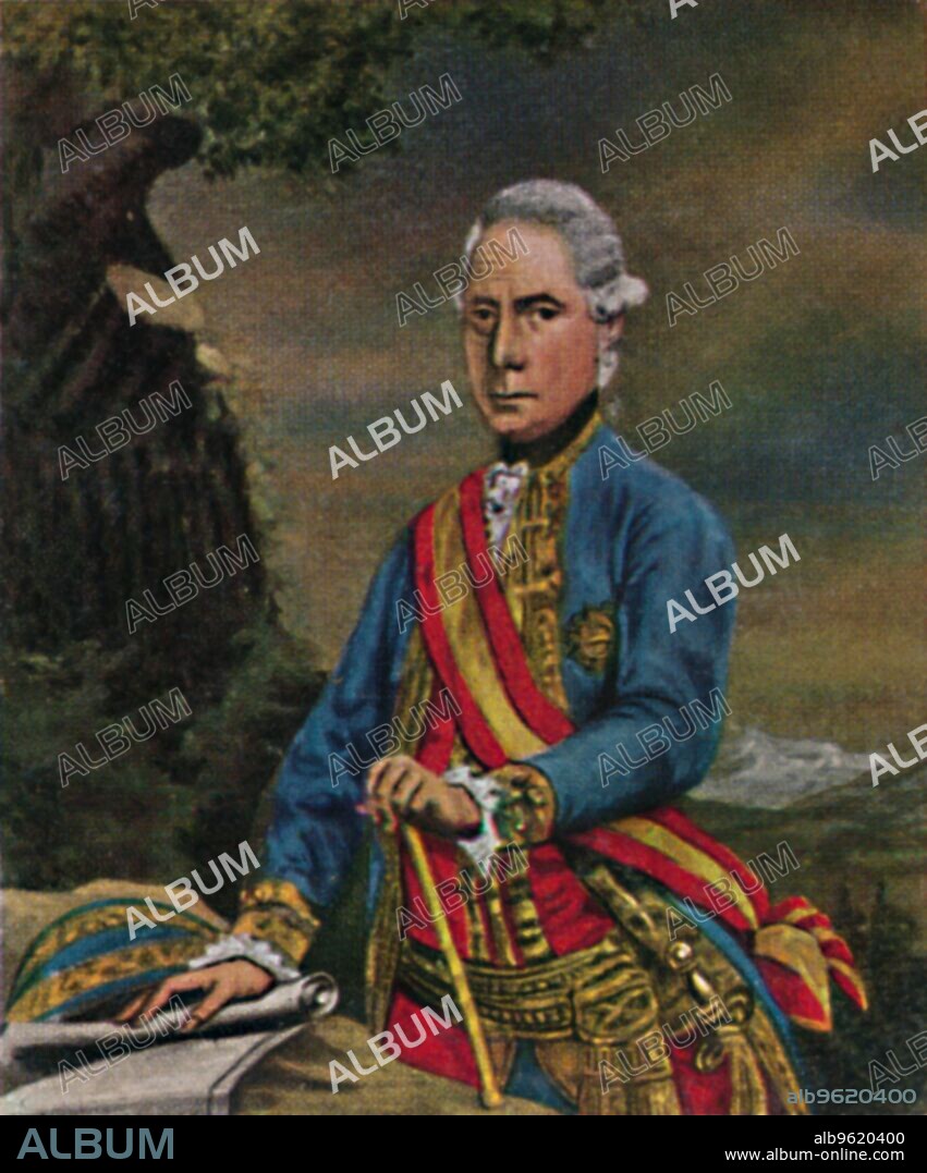 'Feldmarschall Laudon 1717-1790', 1934. Baron Ernst Gideon von Laudon (1717-1790), Austrian general, one of the most successful opponents of the Prussian king Frederick the Great. From "Die Großen der Weltgeschichte". [Eckstein-Halpaus, Dresden, 1934].
