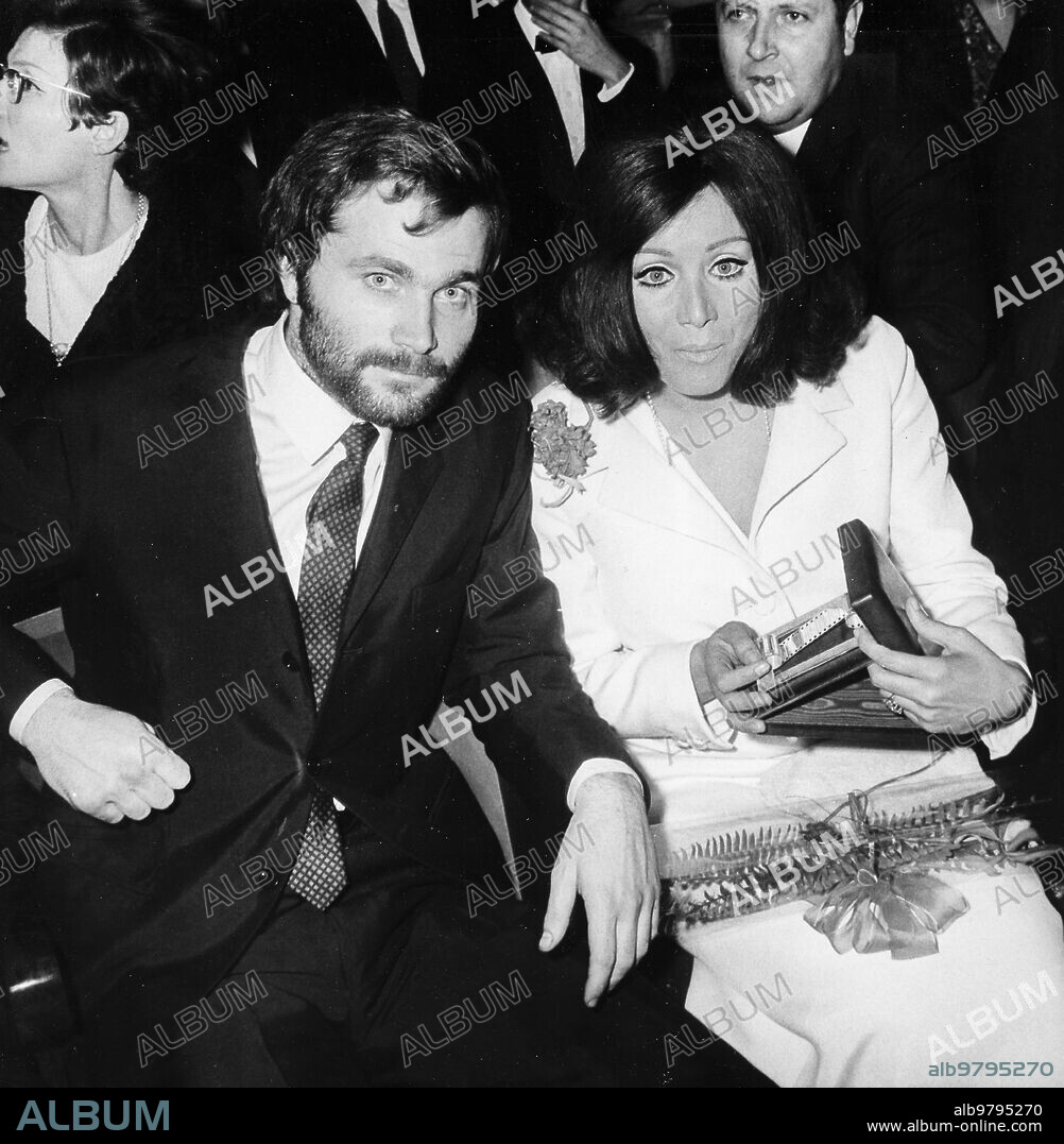 Maria grazia buccella, franco nero, 1968.