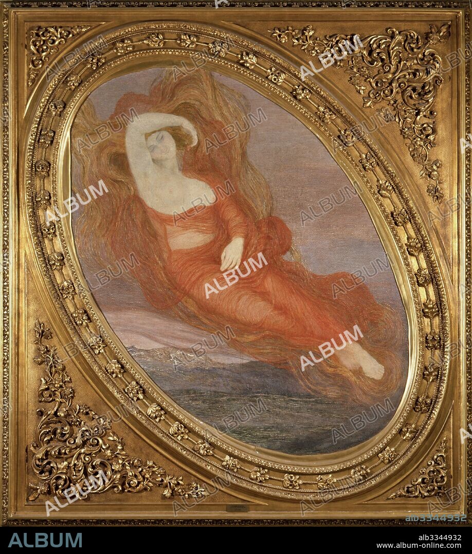 GIOVANNI SEGANTINI. Goddess of Love (Angel of love).