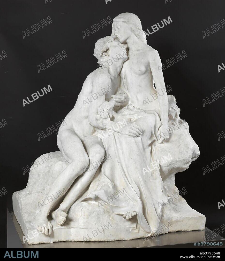 MIQUEL BLAY I FÀBREGAS. Miguel Blay y Fábrega / 'Eclosión'. 1905. Mármol de Carrara, 169 x 154 cm.