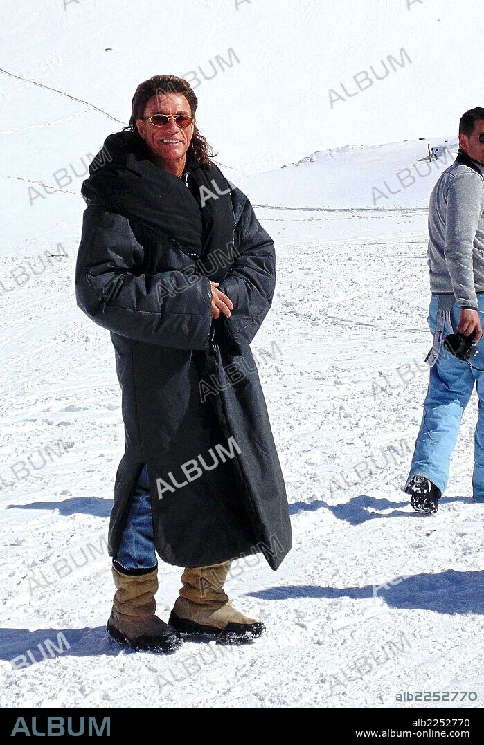 JEAN-CLAUDE VAN DAMME. March 11, 2014 - Romania - Jean Claude Van Damme on the set of a beer commercial at the Balea Lake resort on March 11 2014 in Romania. 11/03/2014