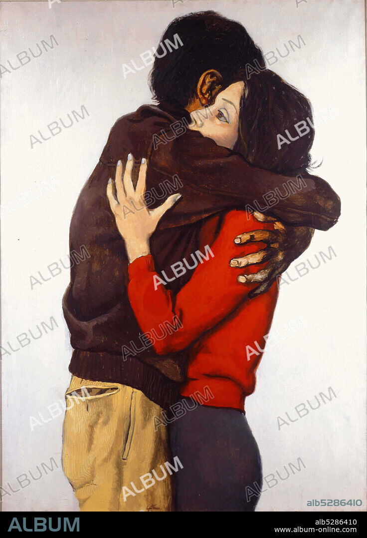 RENATO GUTTUSO. Farewells of Frankfurt (Gli Addii di Francoforte).