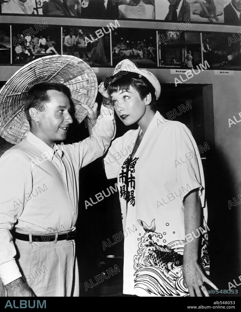 GEORGE GOBEL and SHIRLEY MACLAINE in THE BIRDS AND THE BEES, 1956, directed by NORMAN TAUROG. Copyright PARAMOUNT PICTURES.
