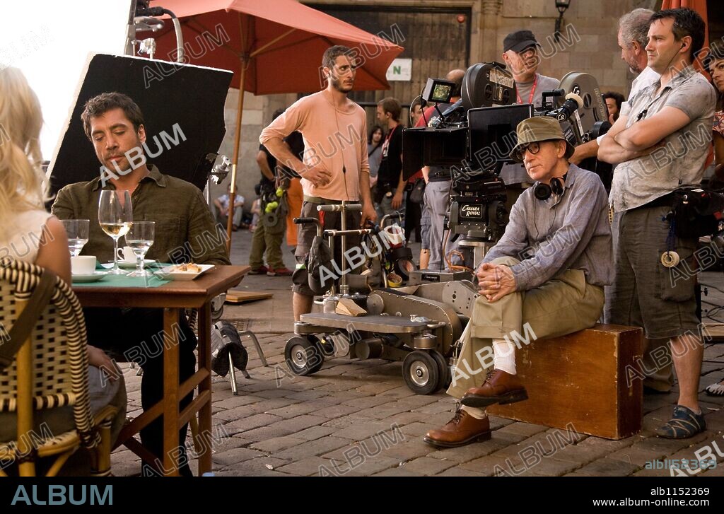 JAVIER BARDEM und WOODY ALLEN in VICKY CRISTINA BARCELONA, 2008, unter der Regie von WOODY ALLEN. Copyright MEDIAPRO/ANTENA 3 FILMS/GRAVIER PRODUCTIONS.