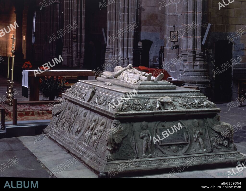 DOMENICO FANCELLI. SEPULCRO DEL PRINCIPE JUAN HIJO DE LOS REYES CATOLICOS - 1513 - ESCULTURA RENACENTISTA.