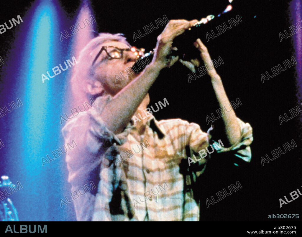 WOODY ALLEN in WILD MAN BLUES, 1997, directed by BARBARA KOPPLE. Copyright SWEETLAND FILMS.
