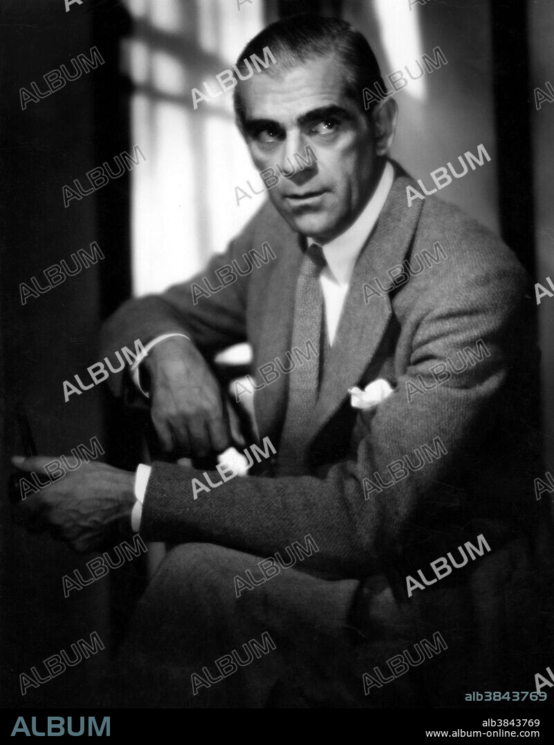 BORIS KARLOFF en LA NOVIA DE FRANKENSTEIN, 1935 (THE BRIDE OF FRANKENSTEIN), dirigida por JAMES WHALE. Copyright UNIVERSAL PICTURES.
