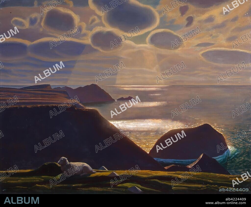 ROCKWELL KENT. 'Sturrall.Donegal.Ireland'. USA, 1926/1927. Dimensions: 87x112 cm.