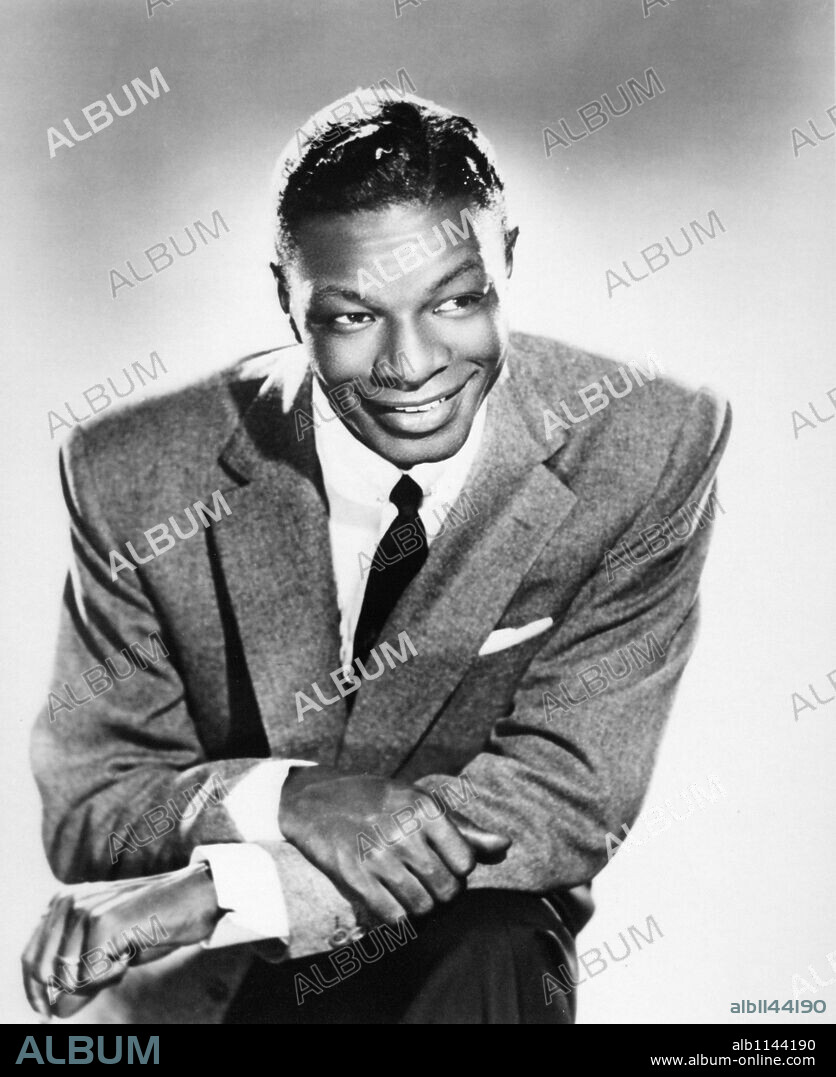 American singer and musician Nat King Cole.