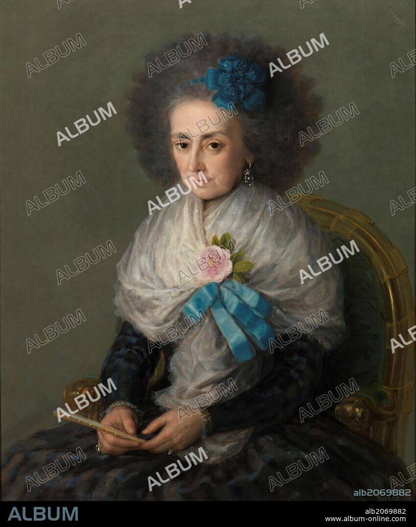 Francisco de Goya y Lucientes / 'María Antonia Gonzaga, Marchioness widow of Villafranca', ca.  1795, Spanish School, Oil on canvas, 87 cm x 72 cm, P02447.