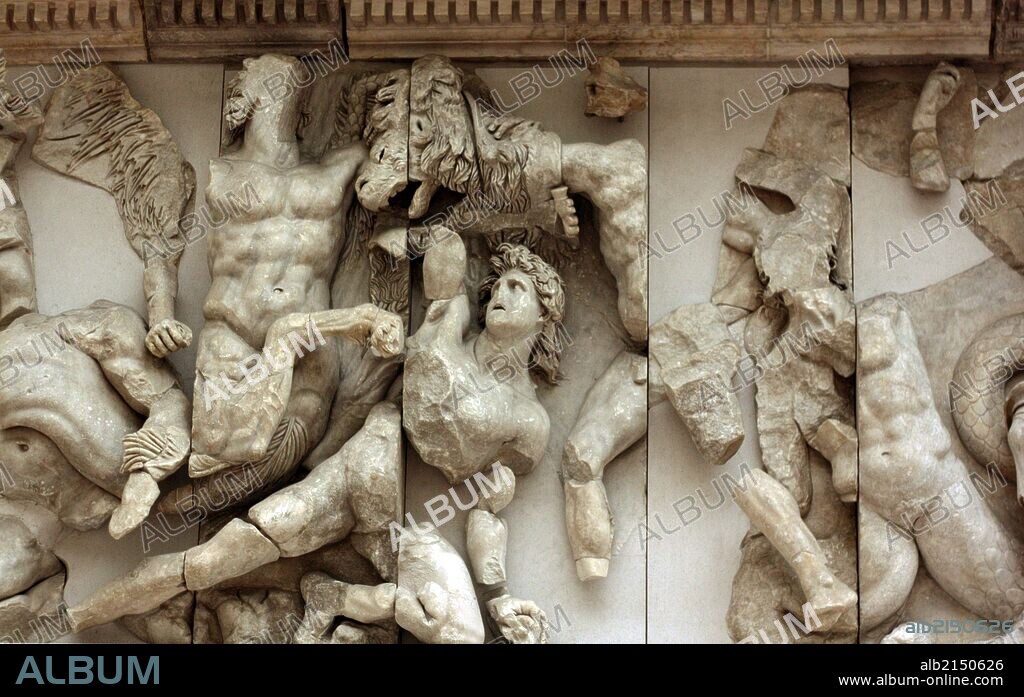 Triton the mythological Greek god, the messenger of the sea. He was the son of Poseidon and Amphitrite.  (Photo by: Universal History Archive/UIG via Getty Images).