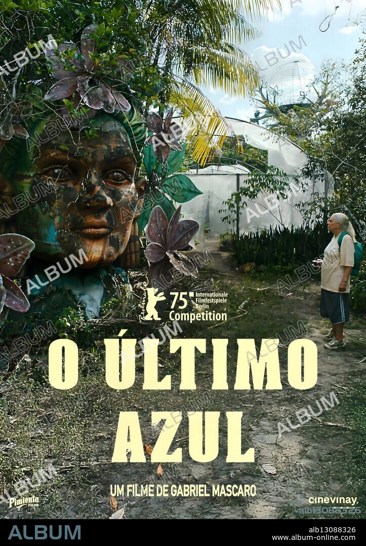 Poster of THE BLUE TRAIL, 2025 (O ULTIMO AZUL), directed by GABRIEL MASCARO. Copyright Desvia Filmes.