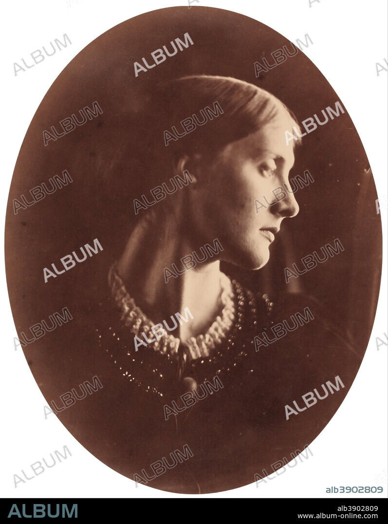 JULIA MARGARET CAMERON. Mrs. Herbert Duckworth. Date/Period: 1867. Width: 27.1 cm. Height: 35 cm (Complete).
