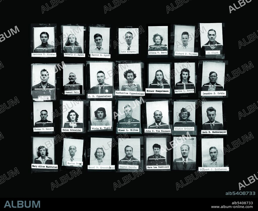 Manhattan Project Badge Montage