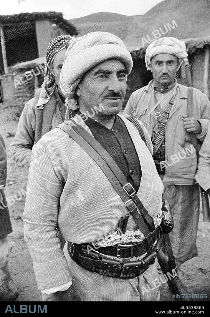 Mustafa Barzani (March 14, 1903 – March 1, 1979), also known as Mullah Mustafa was a Kurdish nationalist leader, and the most prominent political figure in modern Kurdish politics. In 1946, he was chosen as the leader of the Kurdistan Democratic Party (KDP) to lead the Kurdish revolution against Iraqi regimes. Barzani was the primary political and military leader of the Kurdish revolution until his death in March 1979. He led campaigns of armed struggle against both the Iraqi and Iranian governments.
