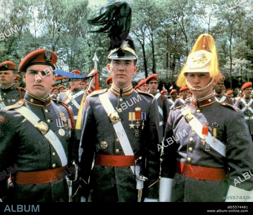SEAN PENN, TIMOTHY HUTTON y TOM CRUISE en TAPS, MAS ALLA DEL HONOR, 1981 (TAPS), dirigida por HAROLD BECKER. Copyright 20TH CENTURY FOX.