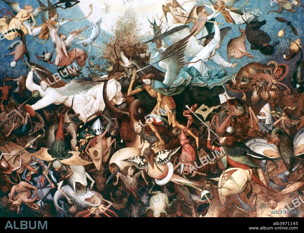'The Fall of the Rebel Angels', 1562. From the collection of the Musee des Beaux-Arts de Belgique, Brussels.