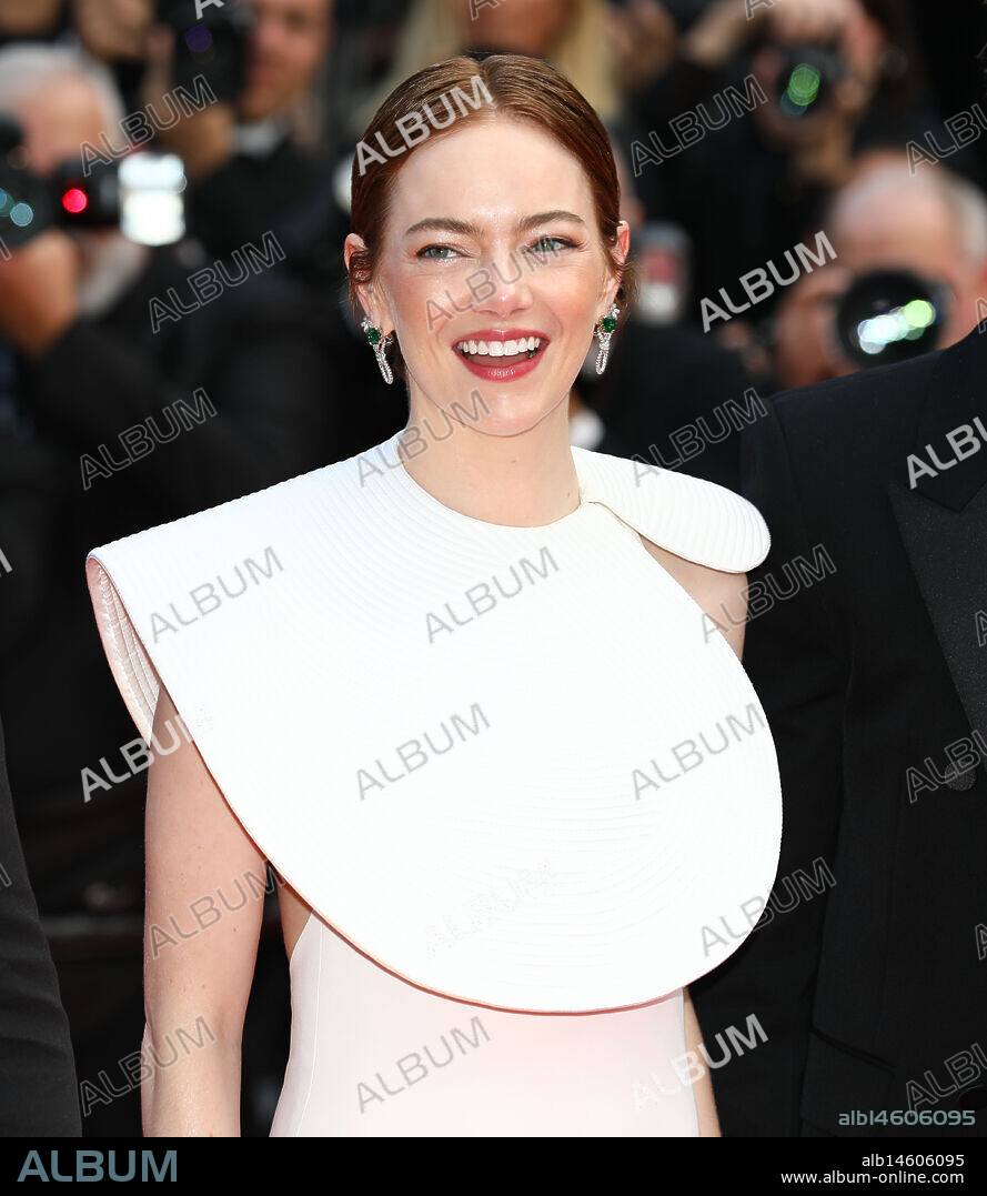 May 16, 2025, Cannes, Cote D'azur, France: EMMA STONE on the red carpet for the 'Eddington' Premiere screening at the 78th Annual Cannes Film Festival at Palais des Festivals in Cannes, France (Credit Image: © Mickael Chavet/ZUMA Press Wire).