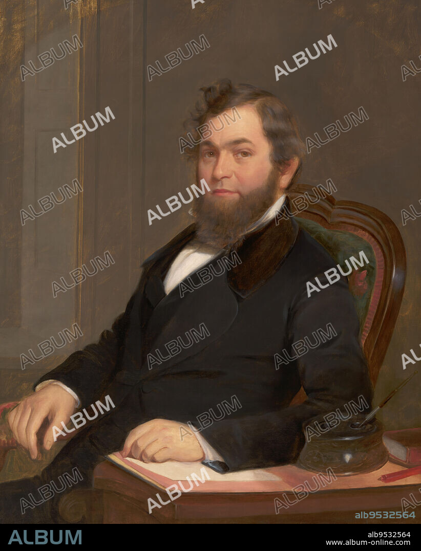 THOMAS LE CLEAR. William George Fargo. oil on canvas. Date: c. 1855.