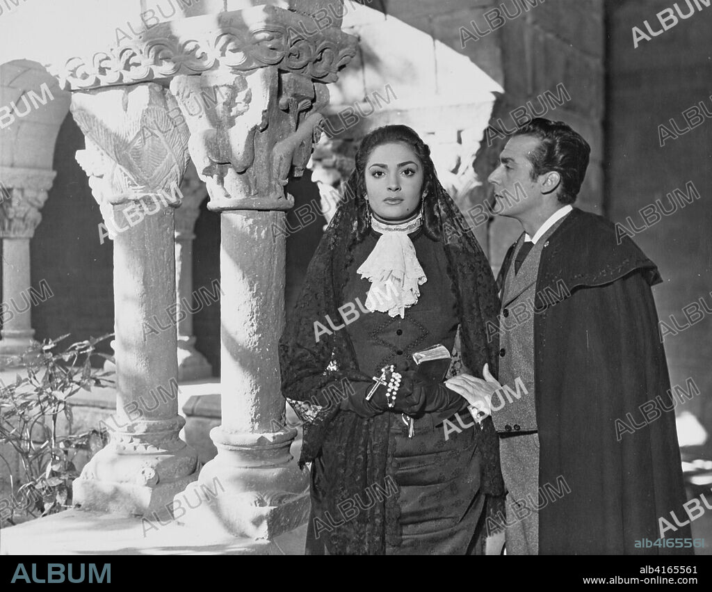 MIKAELA en LA ROSA ROJA, 1960, dirigida por CARLOS SERRANO DE OSMA. Copyright VISOR FILMS.