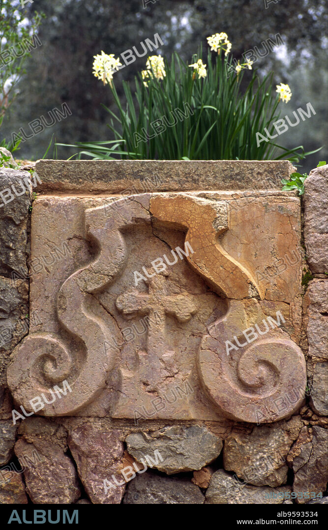 Tumba,Monasterio de Miramar, Valldemossa, Mallorca,Baleares,España.