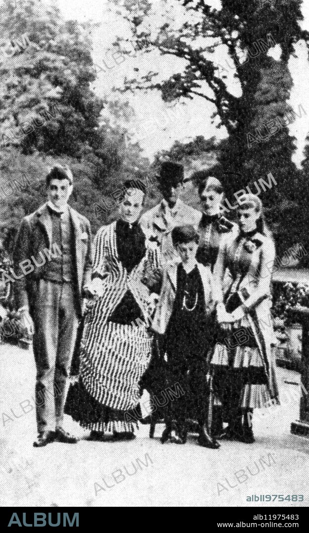 The Thynne Family 1870-1884 - Lord John, Lady Bath, Lord Alexander, Lady Katherine and Lady Beatrice in 1884. ©TopFoto.