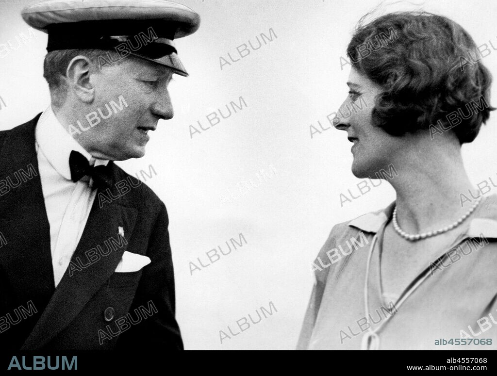 Guglielmo marconi and maria cristina bezzi-scali. 1936.