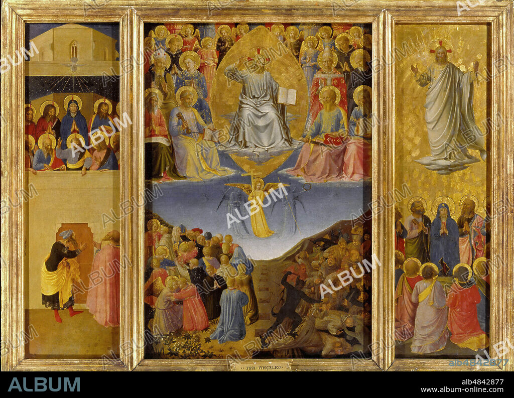 FRA ANGELICO. The Last Judgment (Triptych).