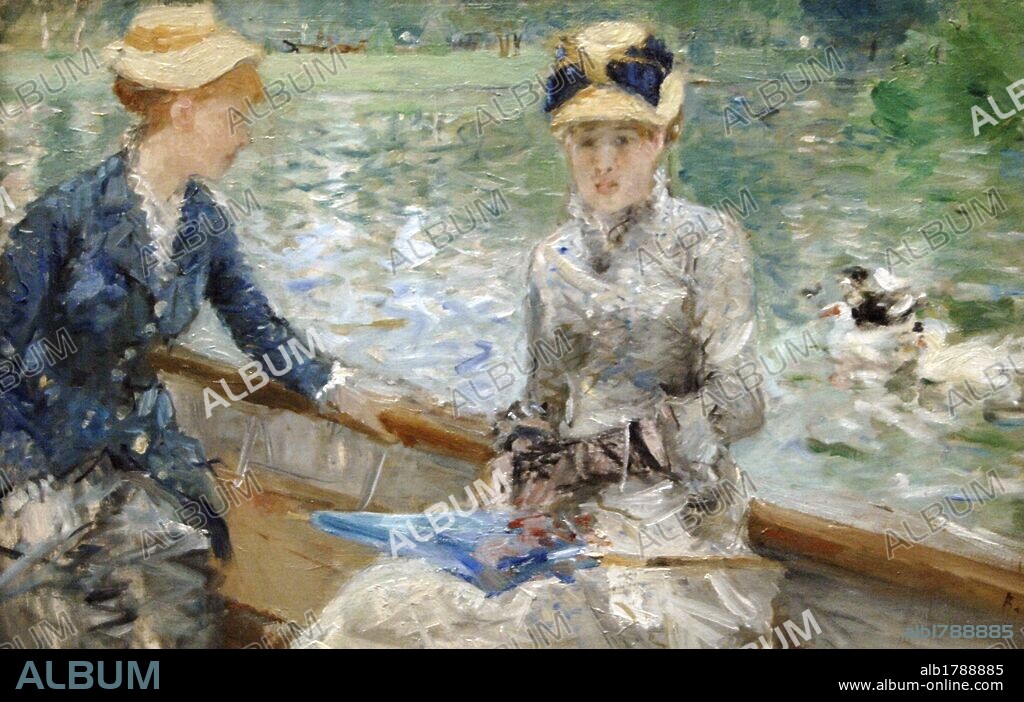 BERTHE MORISOT. ARTE S. XIX. FRANCIA. MORISOT, Berthe (1841-1895). "UN DIA DE VERANO". h. 1879. Oleo sobre lienzo. National Gallery. Londres. Inglaterra. Reino Unido.