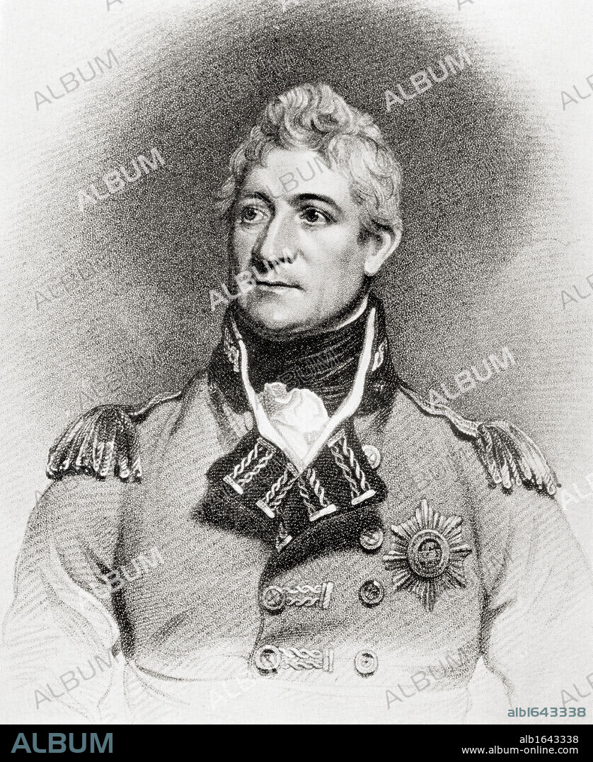 Lieutenant General Sir Thomas Picton, 1758 to 1815. British Army officer. From the book How England Saved Europe, The Story of the Great War, 1793-1815 published 1909.