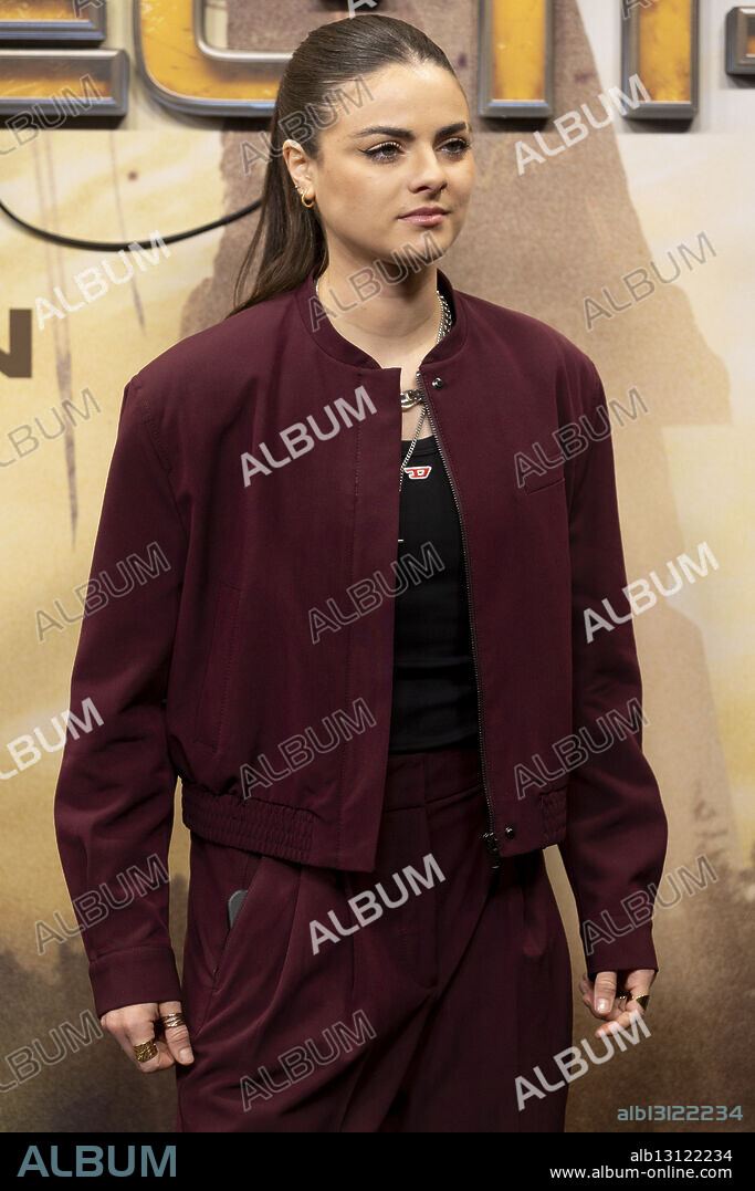 Lucia De La Puerta attended "The Electric State" Premiere at Callao Cinema on February 27, 2025 in Madrid, Spain.