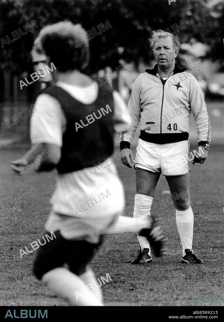 Nils-Åke Kajan Sandell tränare IFK Malmö. fd fotboll MFF Malmö FF 1980. (c) Arbetet / Sydsvenskan / IBL.
