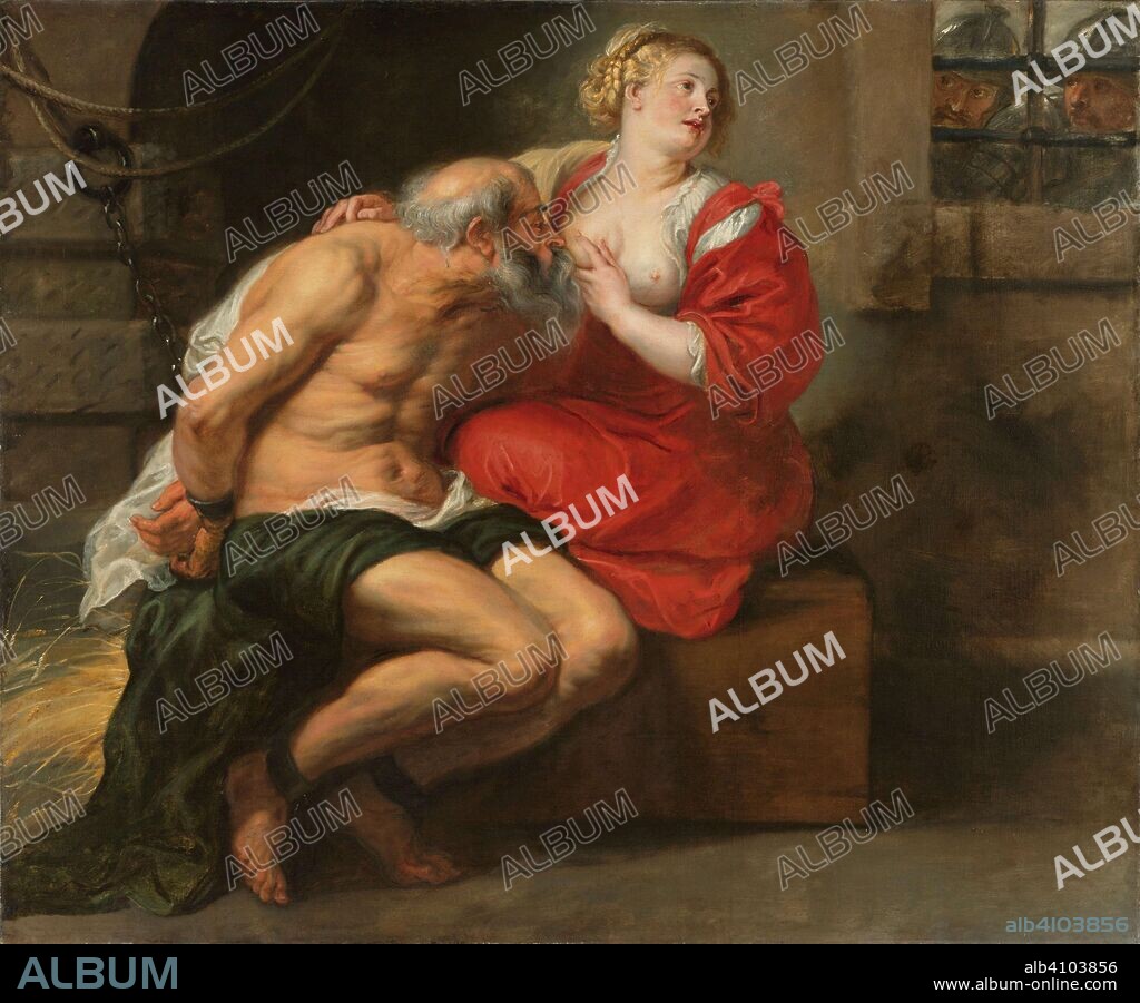 PETER PAUL RUBENS. Cimon and Pero (Roman Charity). Dating: 1630 - 1640. Measurements: h 155 cm × w 190 cm; d 11.5 cm.