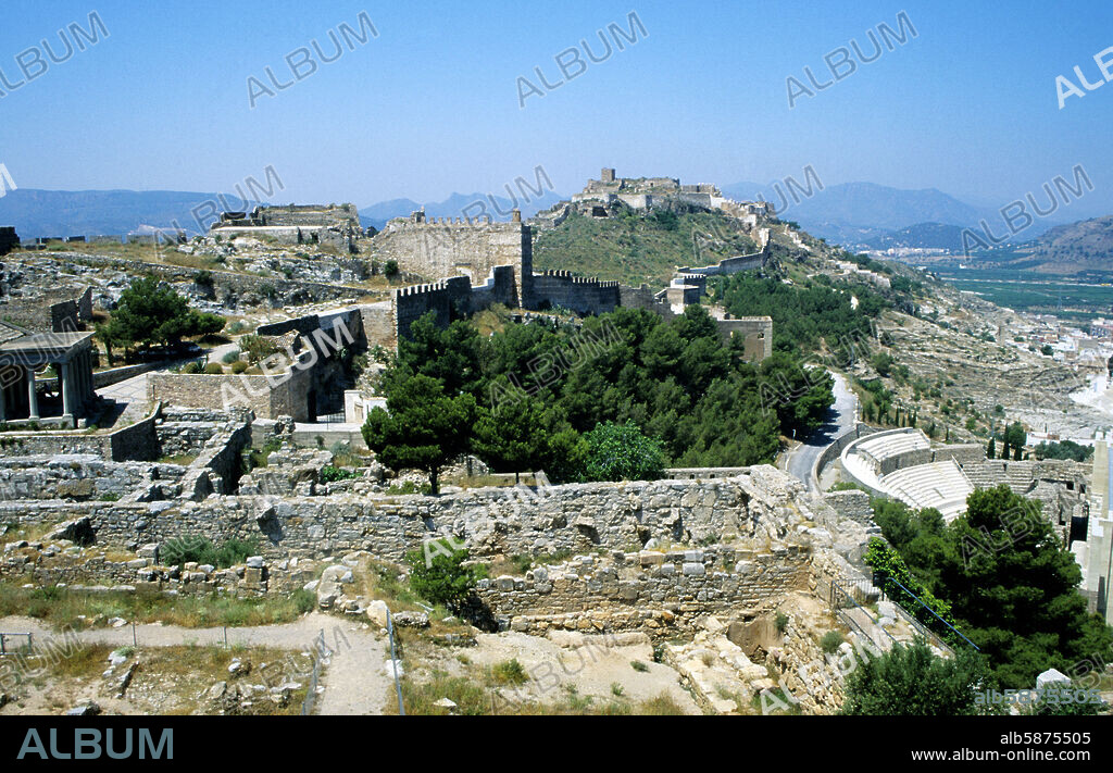 Valencia - - Sagunt/Sagunto ; château et amphithéâtre romain (secteur du Camp de Montvedre).