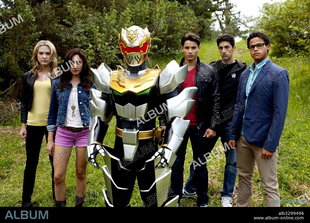 ANDREW MCGRAY, AZIM RIZK, CIARA HANNA, JOHN MARK LOUDERMILK and MASTERSON, CHRISTINA in POWER RANGERS MEGAFORCE-TV, 2013.