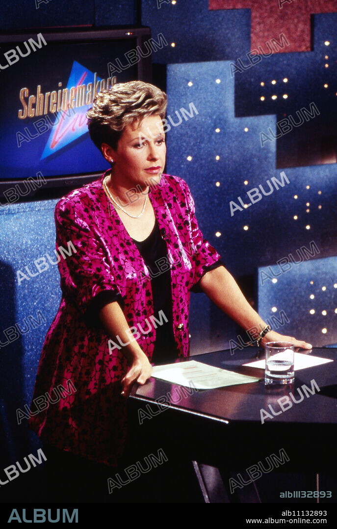 Schreinemakers live, infotainment show, Germany 1992 - 1996, broadcast on 4 January 1996, presenter Margarethe Schreinemakers (original german headline: Schreinemakers live).