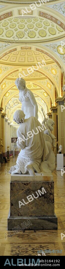 Pygmalion and Galatea by Pietro Ceccardo Stagi (1754-1814). Sculpture. The State Hermitage Museum. Saint Petersburg. Russia.