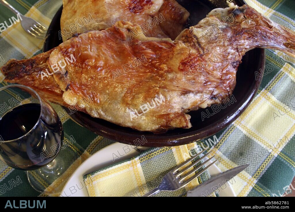 Restaurante "Casa Terete"; cordero asado.