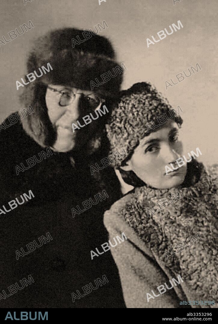MOISEI SOLOMONOVICH NAPPELBAUM. Sergei Prokofiev and his second wife, Mira Mendelson.
