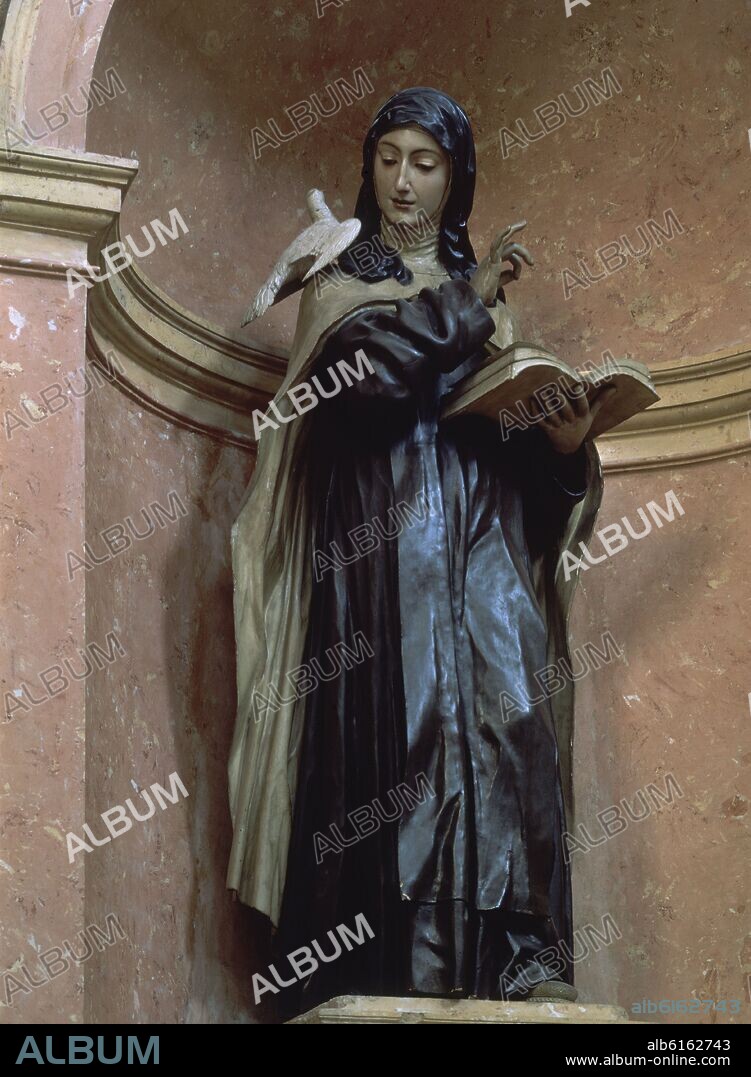 JOSE DE MORA (1655-1724). CAPILLA CARDENAL SALAZAR-SANTA TERESA-ESCULTURA.