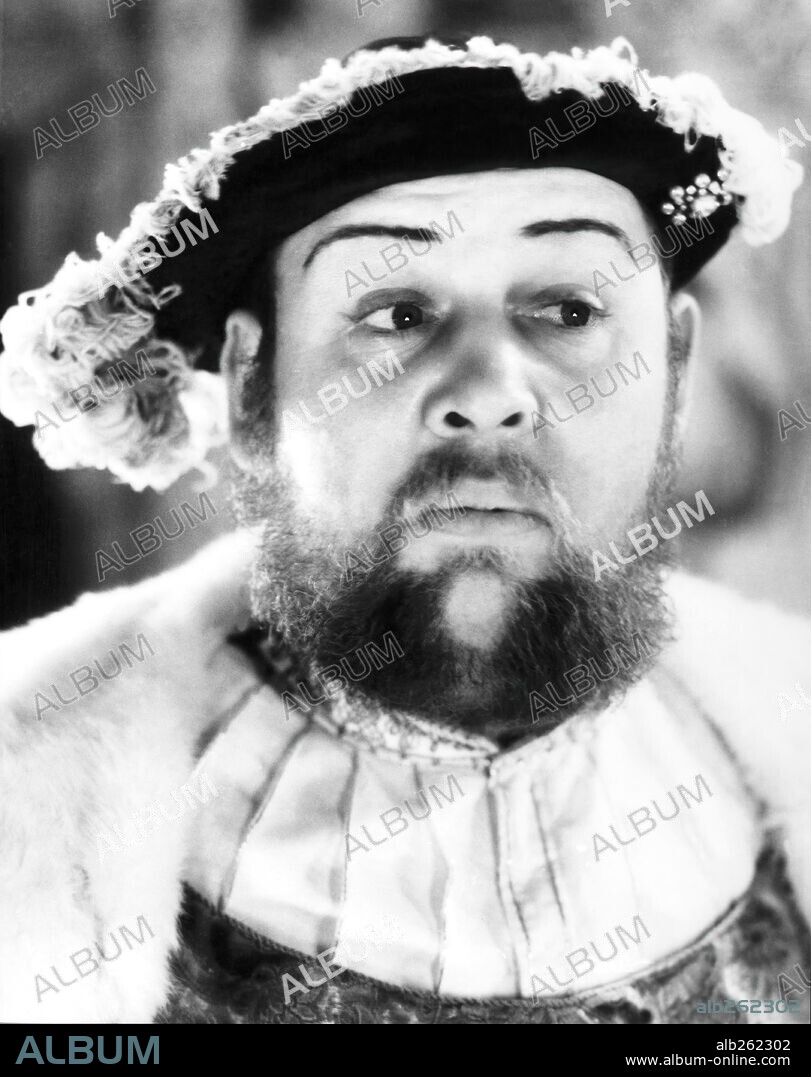 CHARLES LAUGHTON in THE PRIVATE LIFE OF HENRY VIII, 1933, directed by ALEXANDER KORDA. Copyright UNITED ARTISTS.