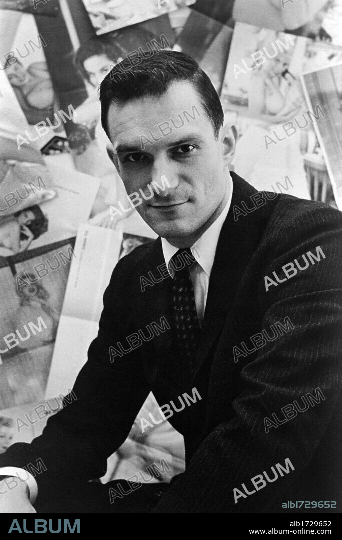 Hugh Hefner, founder of Playboy.