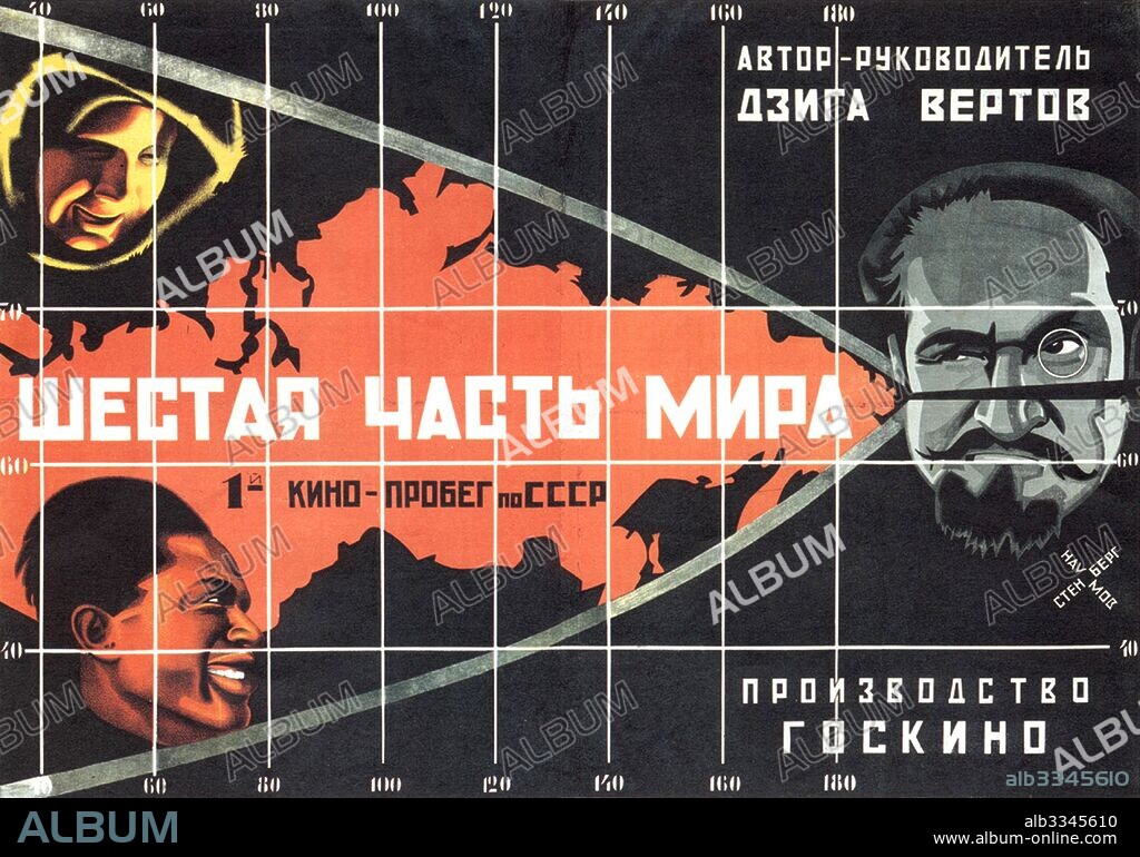 ALEXANDER ILYICH NAUMOV. Movie poster The Sixth Part of the World.