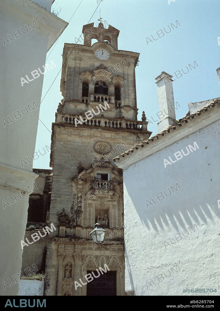 TORRE DE LA IGLESIA DE SAN PEDRO DE ARCOS DE LA FRONTERA.