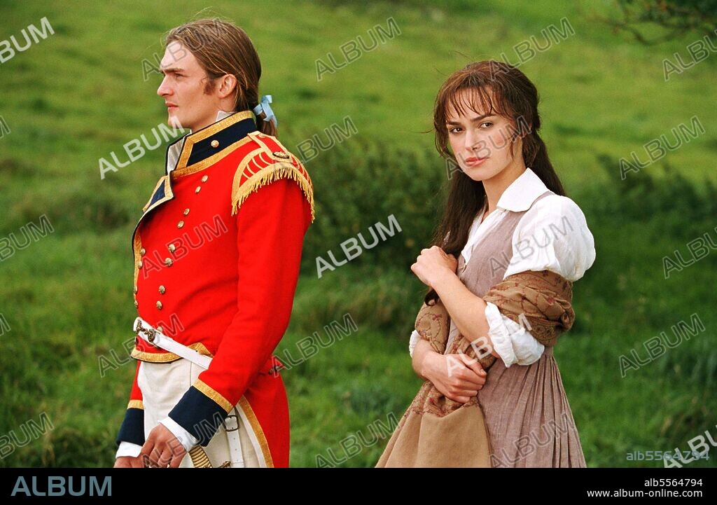 KEIRA KNIGHTLEY y RUPERT FRIEND en ORGULLO Y PREJUICIO, 2005 (PRIDE & PREJUDICE), dirigida por JOE WRIGHT. Copyright UNIVERSAL PICTURES.
